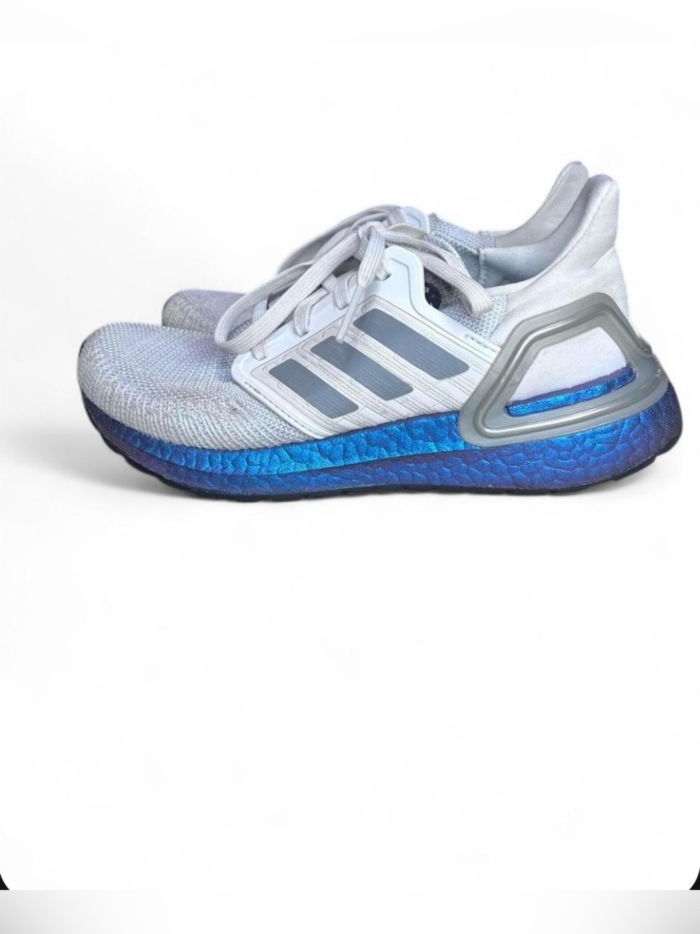 Adidas Ultraboost 20 ISS Blue Boost Metallic Space Sneakers Women’s 6.5 EG0755